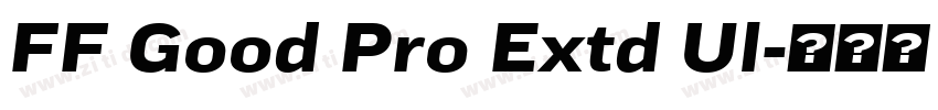 FF Good Pro Extd Ul字体转换